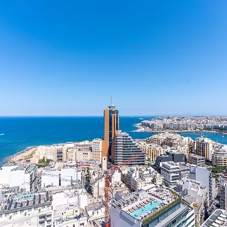 20th Floor Luxury Sea View Mercury Tower - Rooftop Pool! By Uniq * Saint Julian's